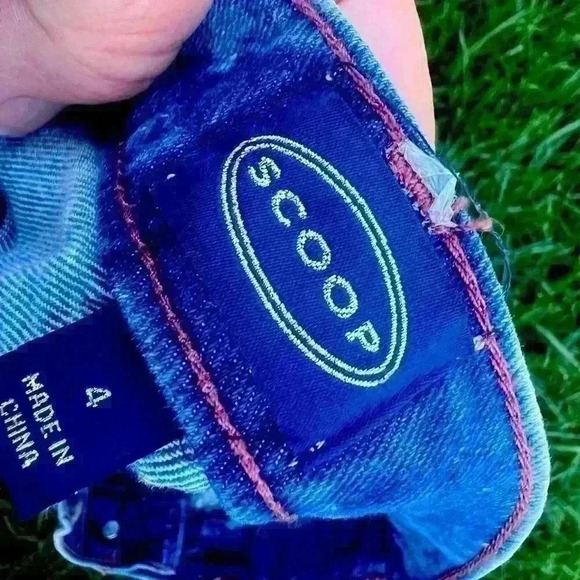 Women’s distressed tie-dye shorts/Scoop/ size 4 - Picture 4 of 5